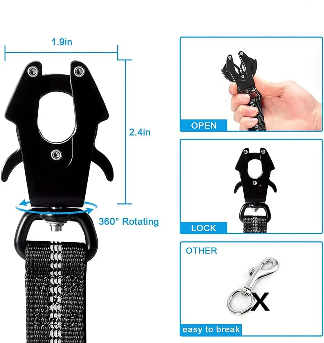 Reflective Shock Absorbing Lead