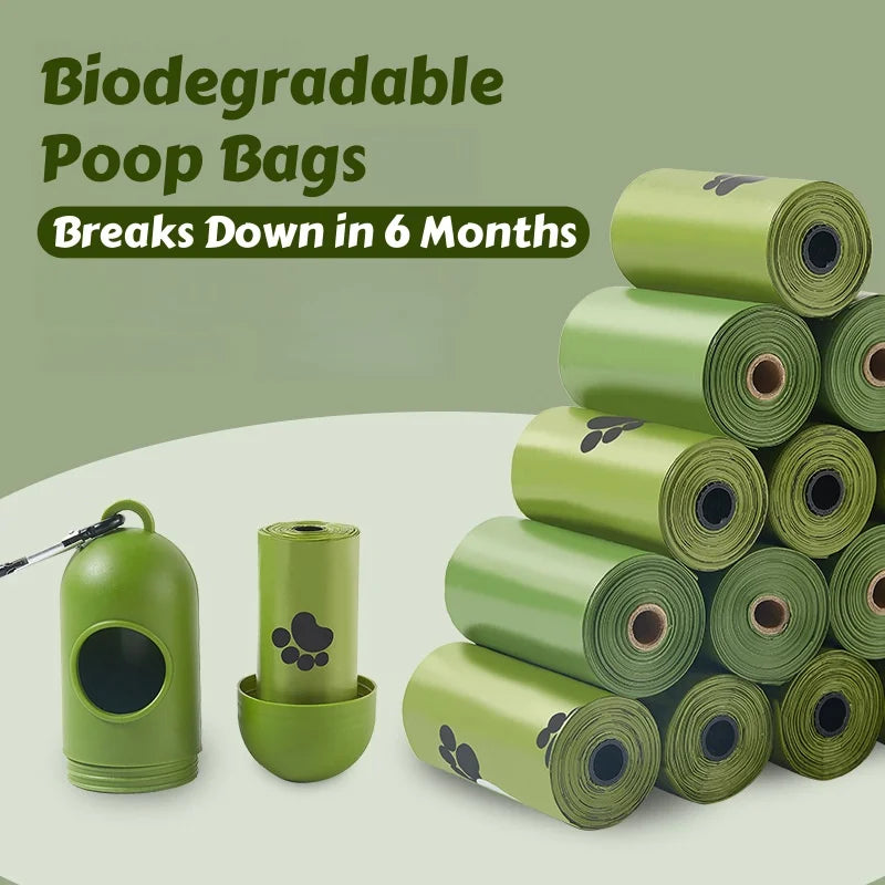 Biodegradable GREEN pet waste bags