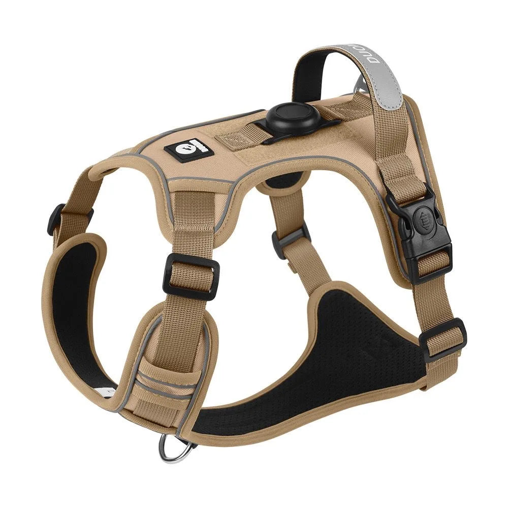 Dog Harness with Airtag Holder (Optional Heavy-Duty Lead)