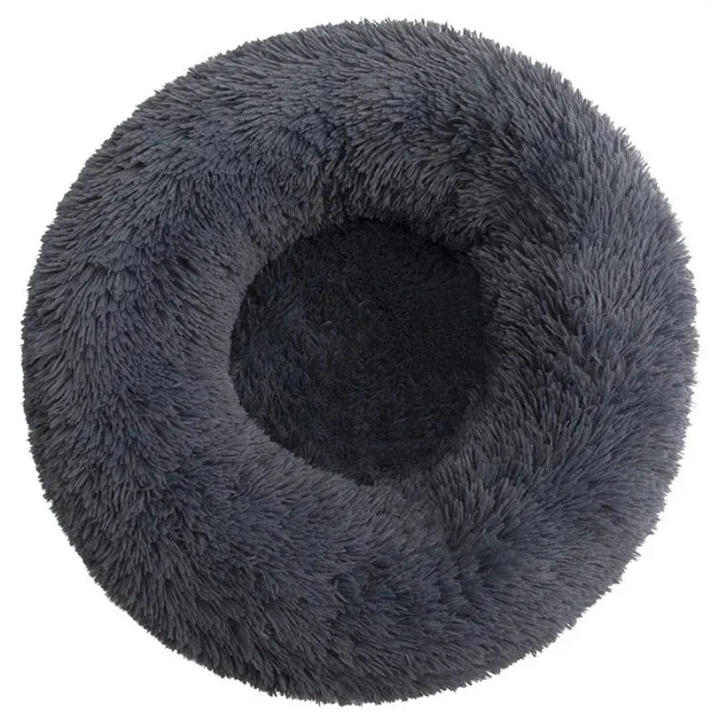 Plush Round Pet Bed